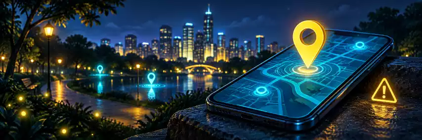 Pokémon GO raid locations with active Trainers and Gyms